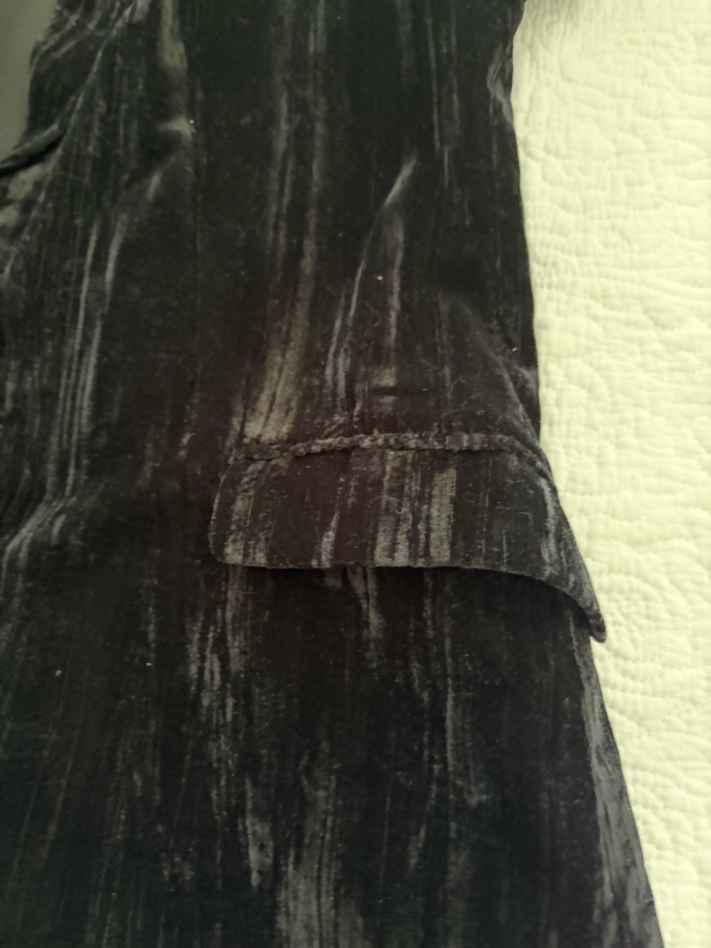 Point Zero Black Velvet Blazer Jacket Size L - Picture 3 of 8